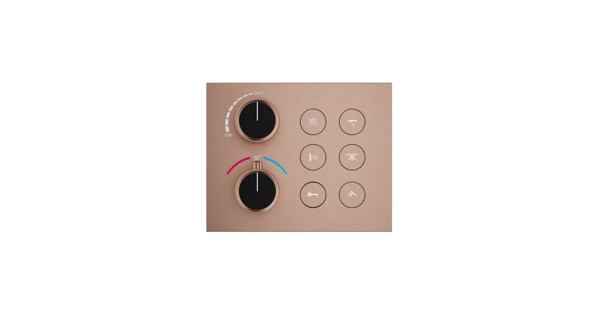 Six Function Thermostatic Diverter