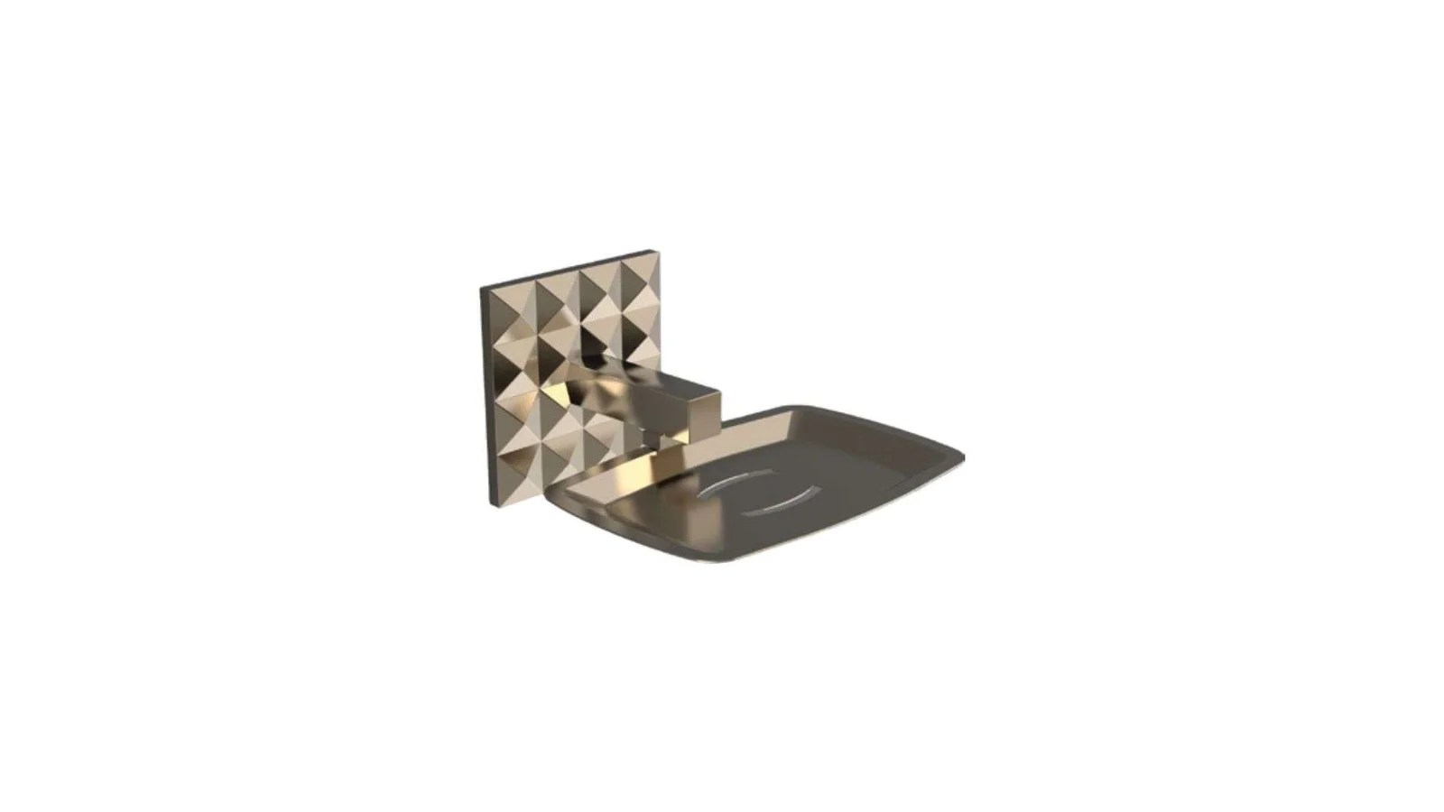 Single Soap Dish Brass